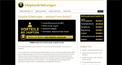 Desktop Screenshot of 24optionerfahrungen.com